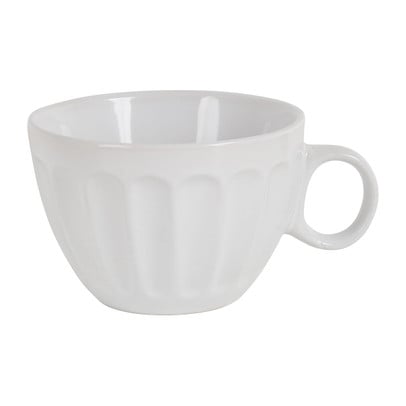 Soepkom facet - Wit - 400 ml