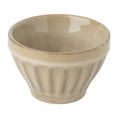Schaal facet - beige - ⌀9x5.7 cm 