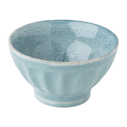 Schaal facet - turquoise - ⌀13x7.5 cm 
