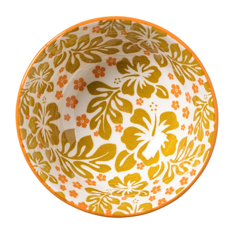 Schaaltje Anouk klein - blauw/geel - ø9x4.6 cm