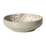 Schaaltje Nori rond - blauw/geel - ø12x3.5 cm