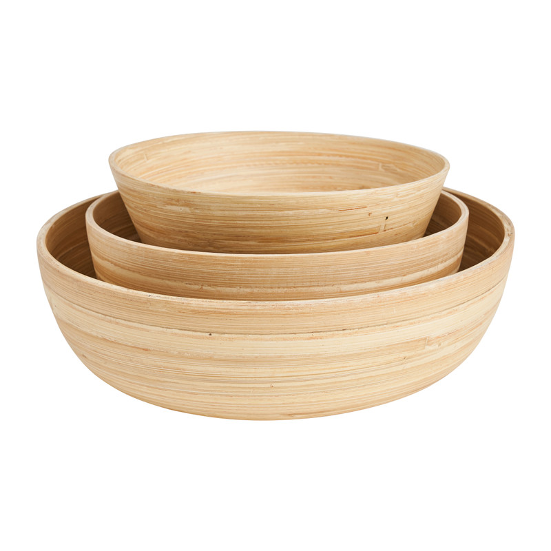Bamboe schaal - ⌀25 cm