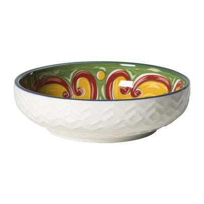 Schaaltje Diaz middel - geel/groen - ø12.2x2.5 cm