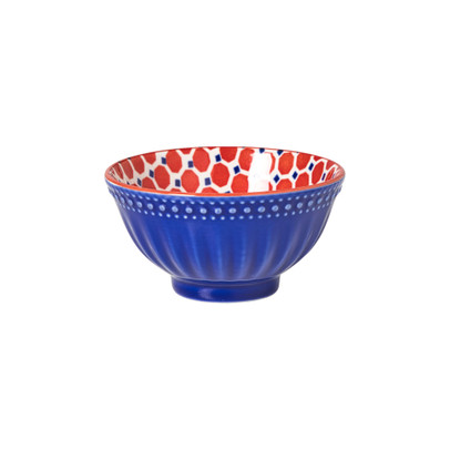 Schaaltje Anne klein - rood/blauw - ø9.2x4.8 cm