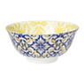 Schaaltje Nour - blauw/geel - ø15.8x7.3 cm