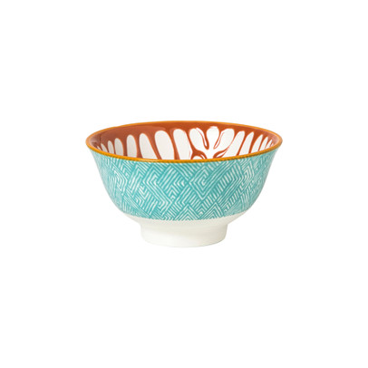Schaaltje Nane klein - oranje/blauw - ø9.2x4.8 cm