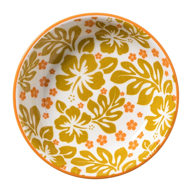 Schoteltje Anouk - blauw/geel - ø9.7x2 cm