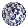 Schaaltje print vis - blauw/wit - ø12x5.7 cm