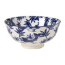 Schaaltje print vis - blauw/wit - ø12x5.7 cm