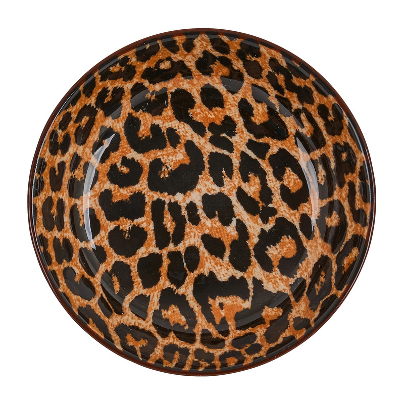 Schoteltje zoe - panter - ø9.5 cm