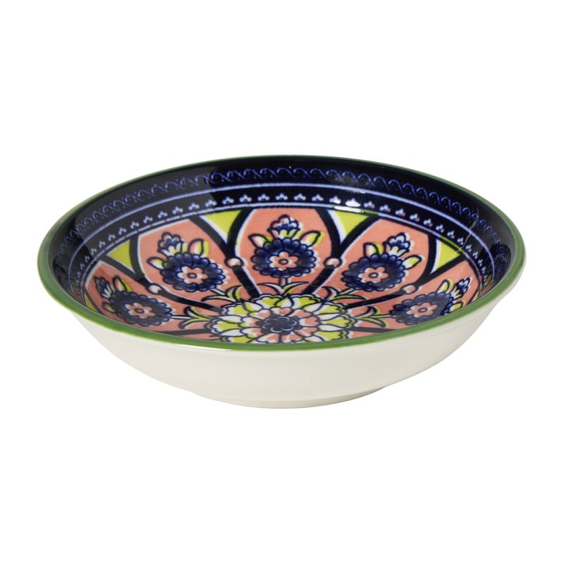 Schoteltje Bella - blauw/roze - ø9.7x2.5 cm