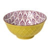 Schaaltje groot Bo - geel/paars - ø15.5x7 cm