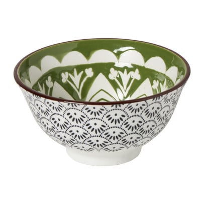 Schaaltje klein Bodil - groen/blauw - ø9x4.6 cm