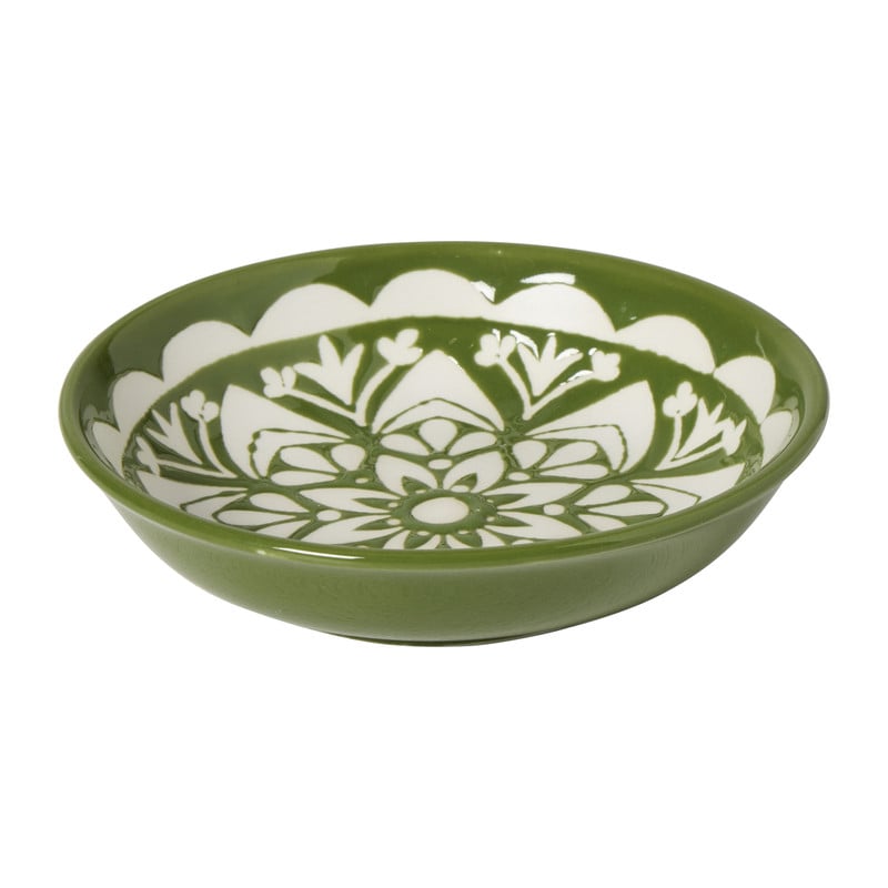 Schoteltje Bodil - groen/blauw - ø9.7x2.5 cm