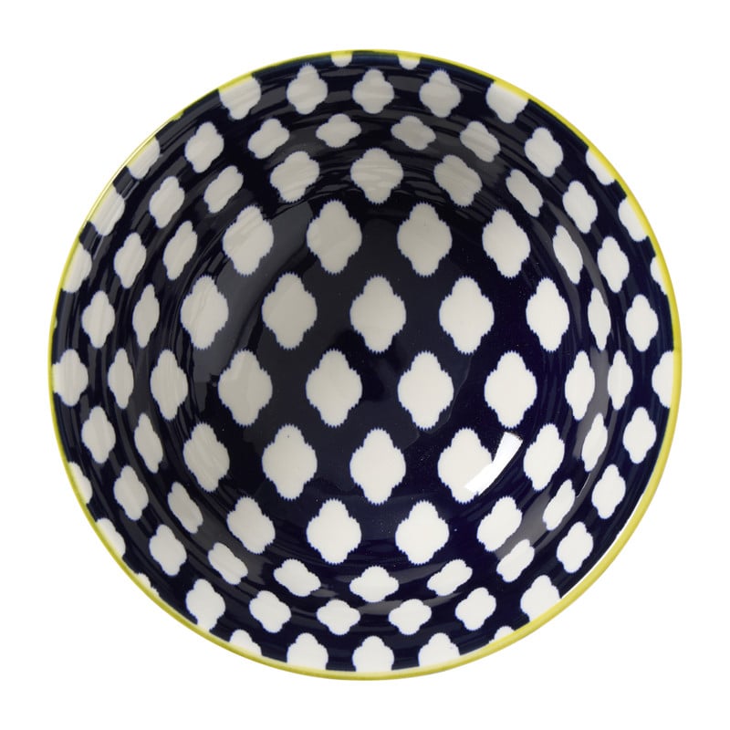 Schaaltje groot Bowie - groen/blauw - ø15.5x7 cm