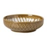Schaaltje Nori rond laag - bruin - ø12x3.5 cm