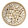 Schaaltje Nori rond laag - bruin - ø12x3.5 cm
