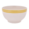 Schaal met gekleurde rand - diverse kleuren - ø14 cm 
