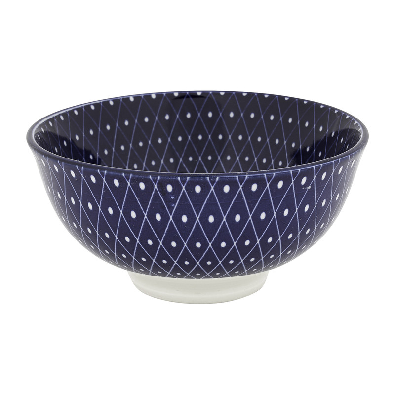 Schaal blue print - diverse varianten - ø12 cm 