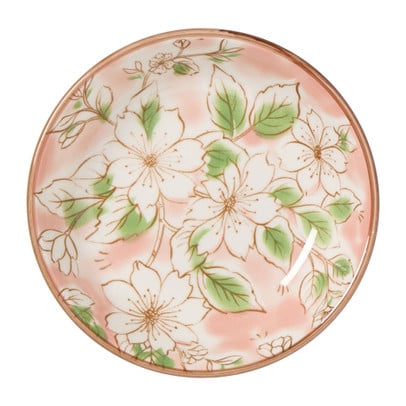 Schoteltje Cleo - bruin/roze - ø9x2.5 cm