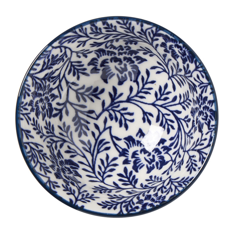 Schaaltje Caroline klein - blauw/groen - ø9x4.6 cm