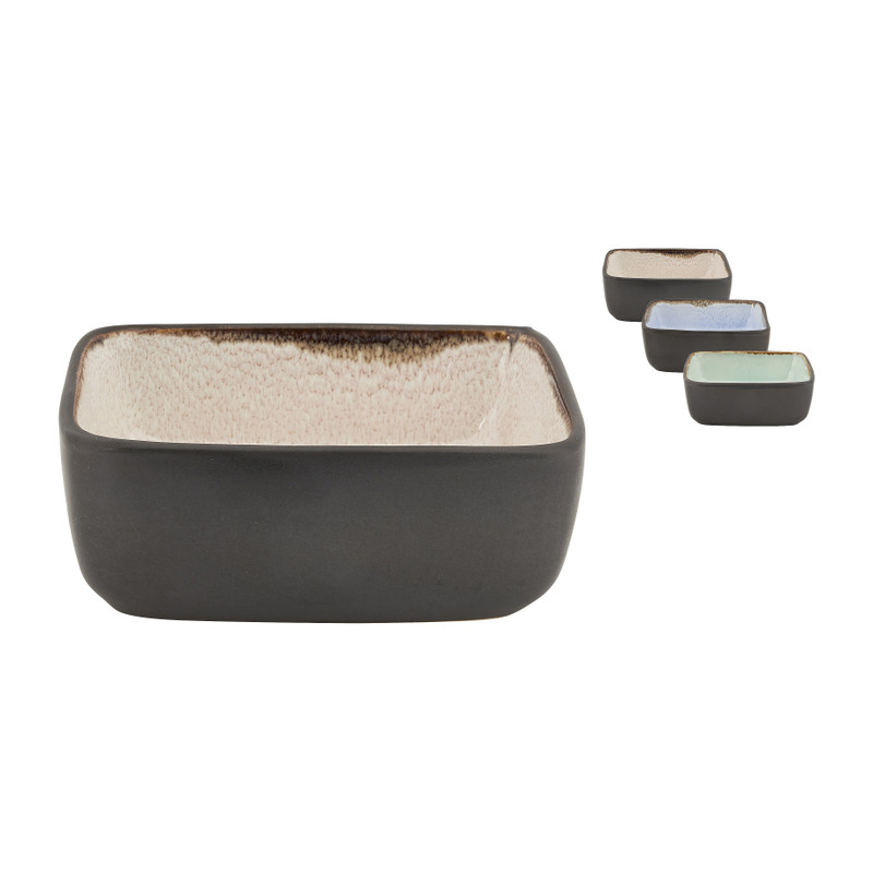 Schaal reactive glaze - 10x8 cm 