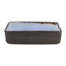 Schaal reactive glaze - 18.5x10.5 cm 