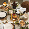 Ontbijtbord kerstboom - wit - ø21