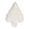 Schaaltje kerstboom - wit - ø19x13.5 cm 