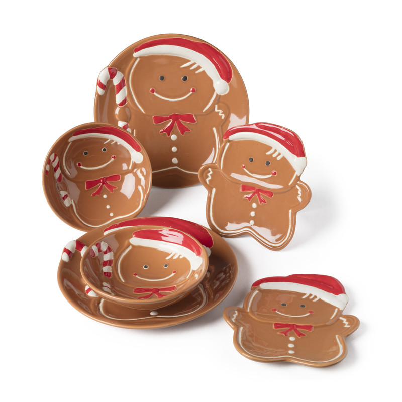 Ontbijtbord gingerbread - ø20.5x2 cm