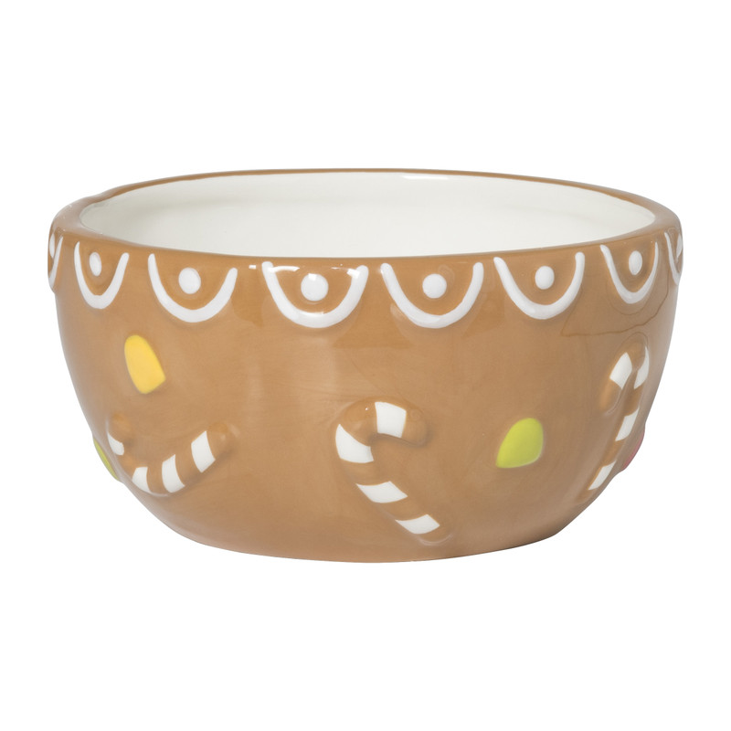 Serveerschaaltje gingerbread - bruin - ø14x6.9 cm