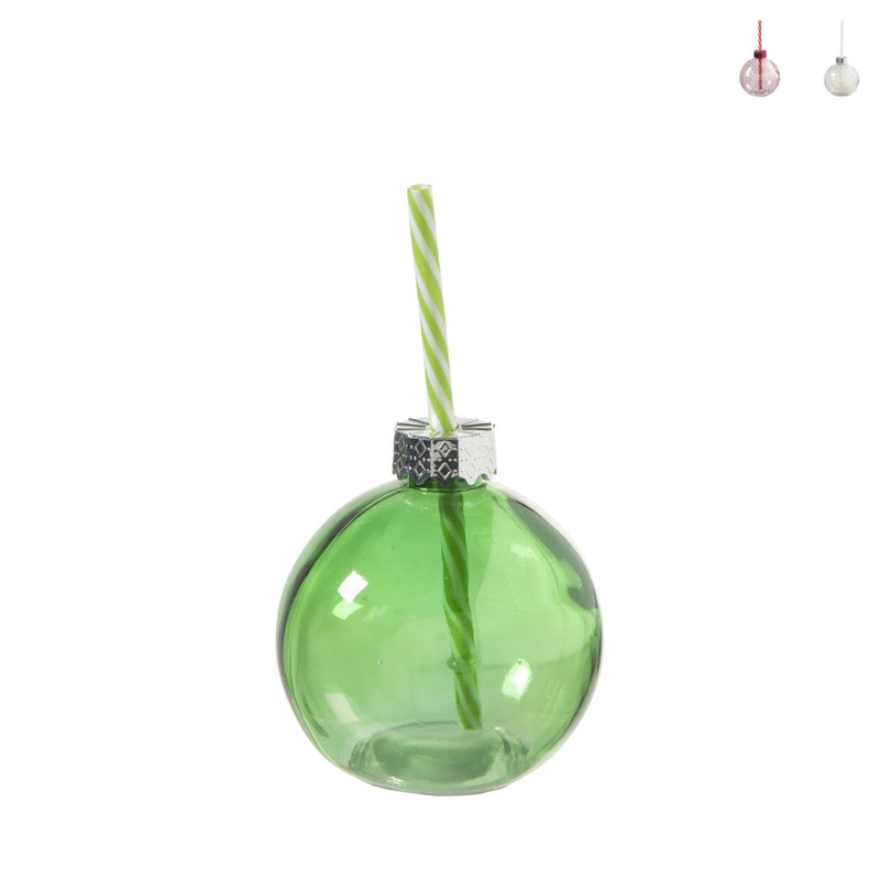 Drinkbeker kerstbal - diverse varianten