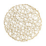 Placemat decoratief - goud - ø38 cm