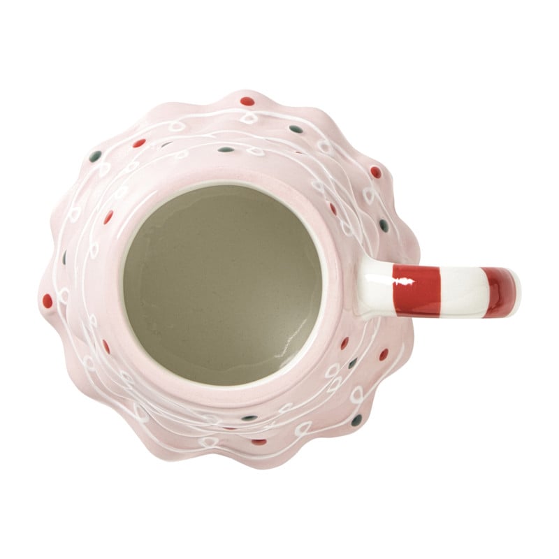 Mok kerstboom - roze