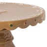 Taartplateau kerst - bruin - ø26x11 cm