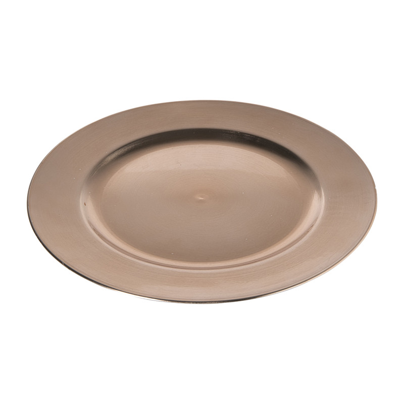 Onderbord - rosékleurig - ø33 cm