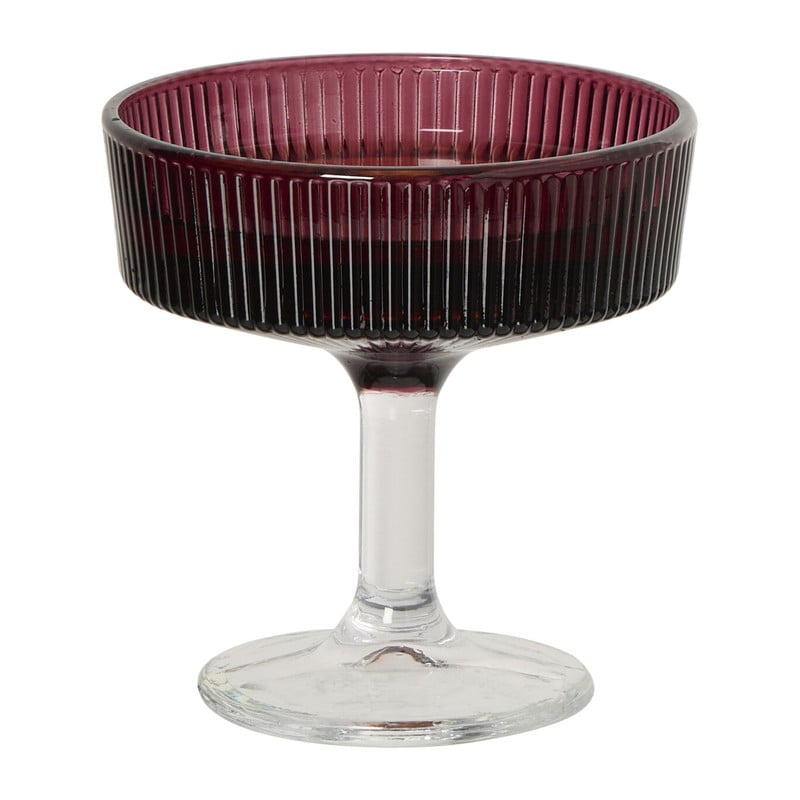 Champagne coupe - bordeaux rood - 190 ml