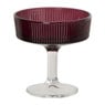 Champagne coupe - bordeaux rood - 190 ml