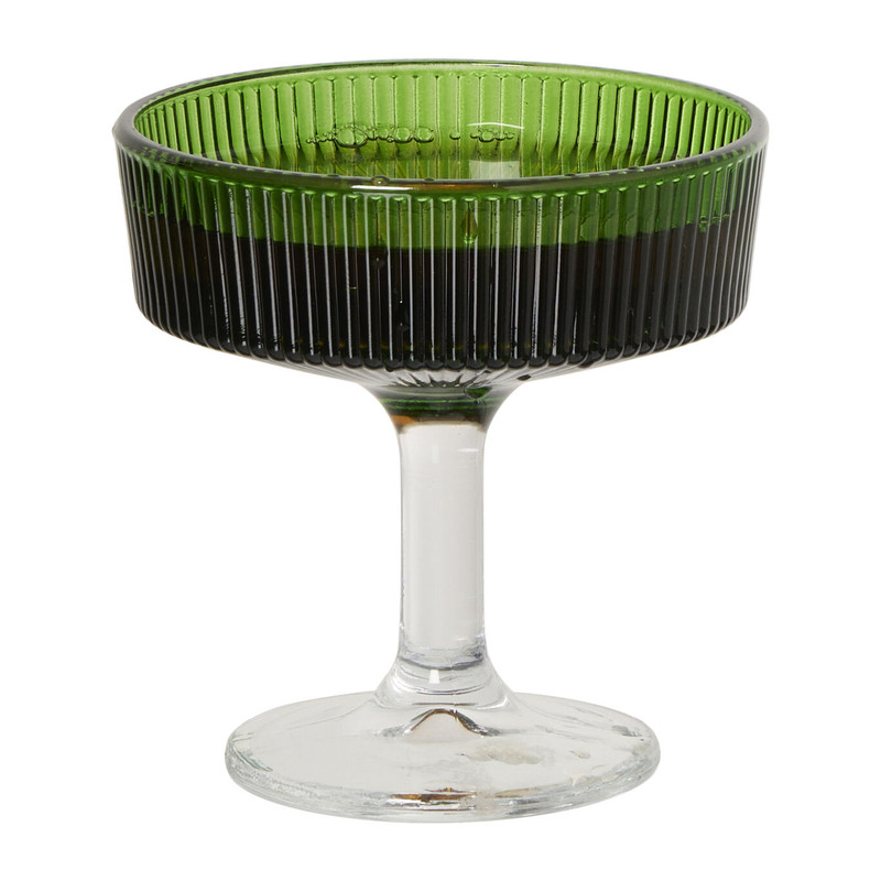 Champagne coupe - groen - 190 ml