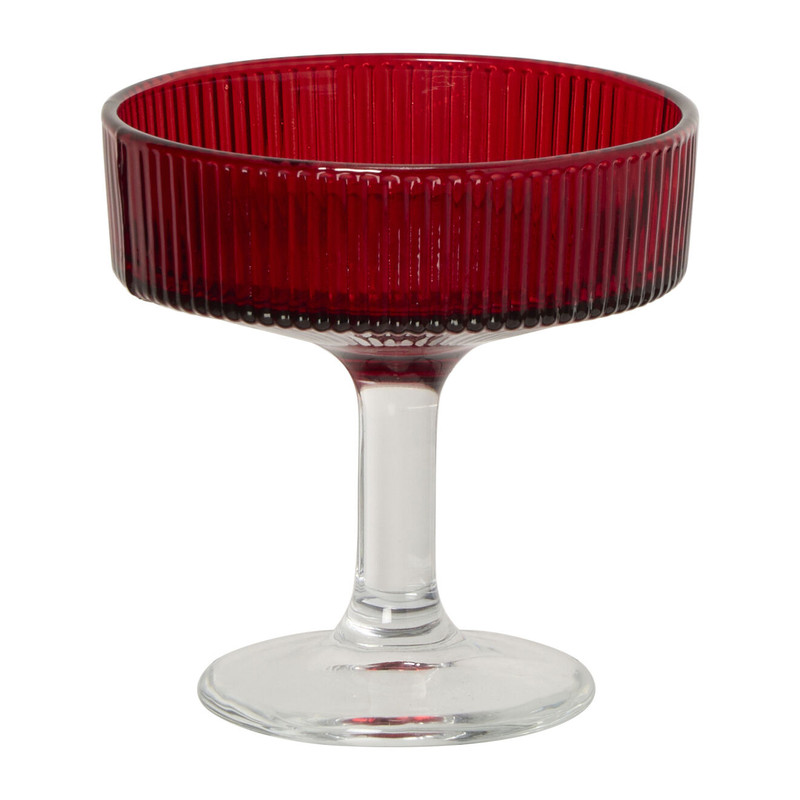 Champagne coupe - roze -190 ml