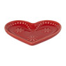 Schaaltje kerstboom/ster/hart - roze - 12x12x1.5 cm