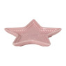 Schaaltje kerstboom/ster/hart - roze - 12x12x1.5 cm