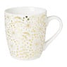 Mok met gouden print - wit - 220 ml