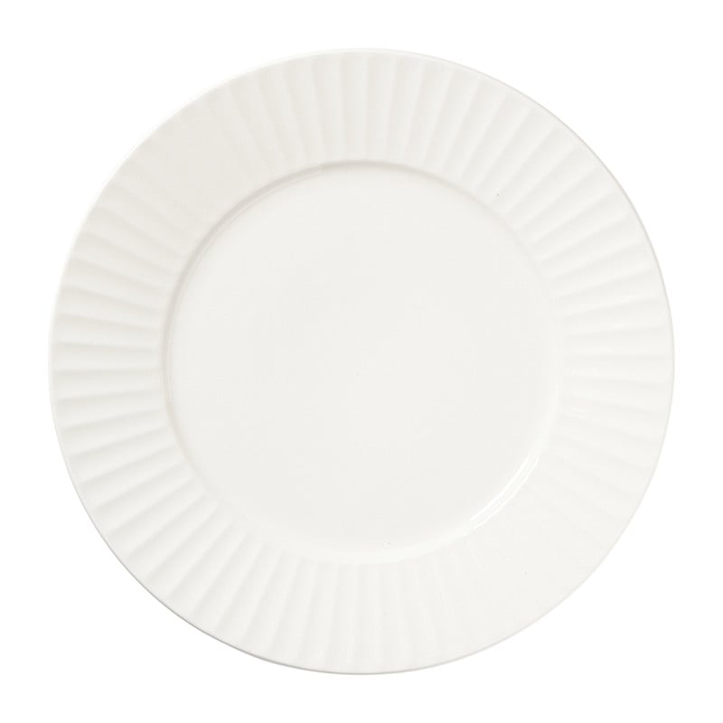 Serviesset streep - wit - 16-delig