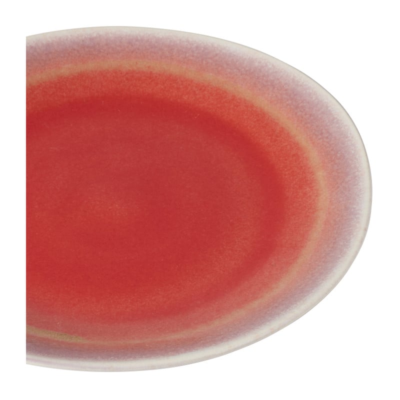 Ontbijtbord Roots - rood/paars - ø22x2.5 cm