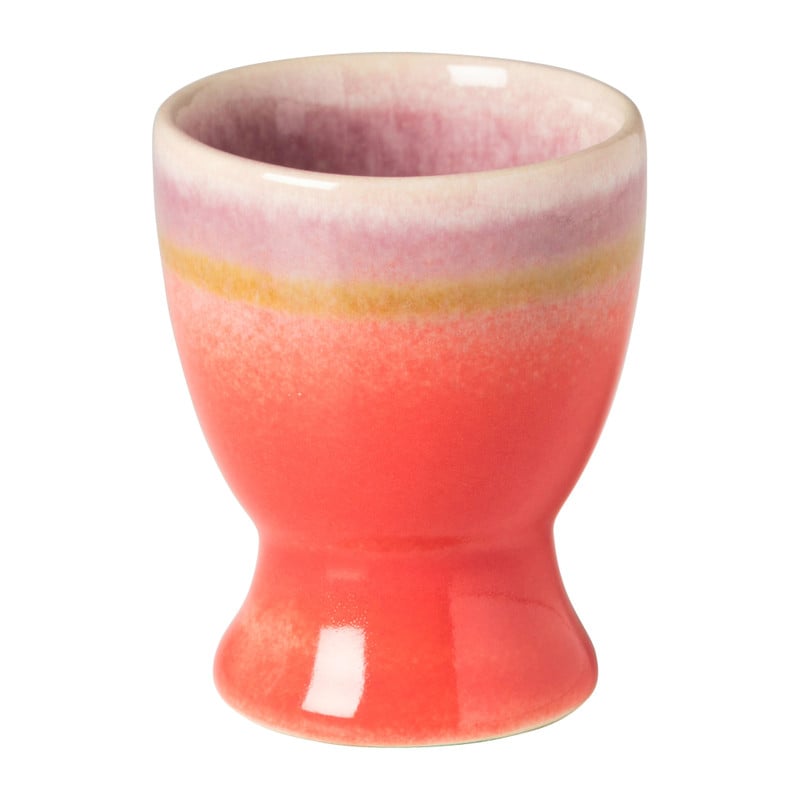 Eierdopje Roots - rood/paars - ø5x5.9 cm