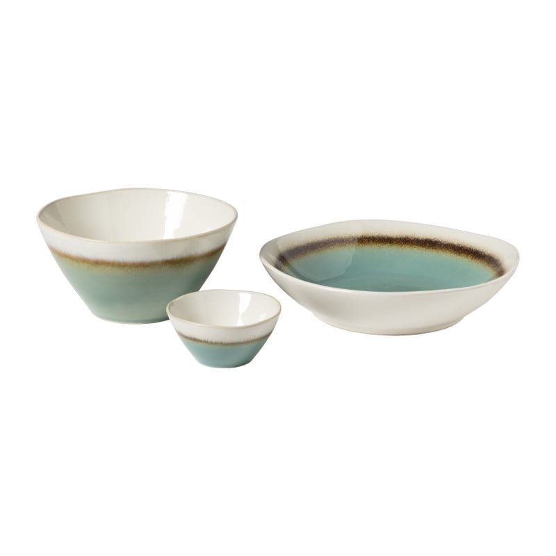 Schaaltje Roots - turquoise - ø15.7x8.2 cm