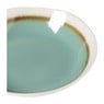 Diep bord Roots - turquoise - ø20x5.4 cm
