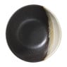 Schaaltje cortado groot - beige/zwart - ø15x6 cm