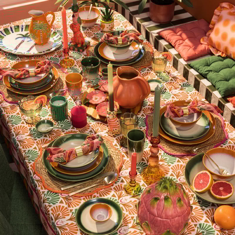 Dinerbord roots - oranje - ø27.5x3 cm